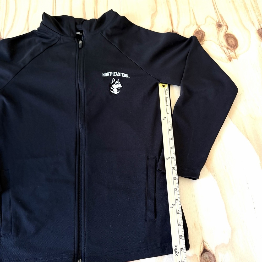 Women's Antigua Black Northeastern Huskies Generation Full-Zip Jacket Size Small - Picture 7 of 10